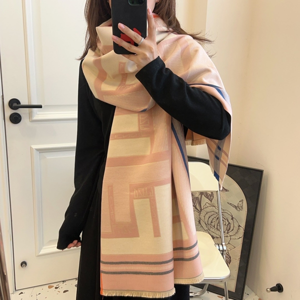 ブランドマフラー素材ディテール